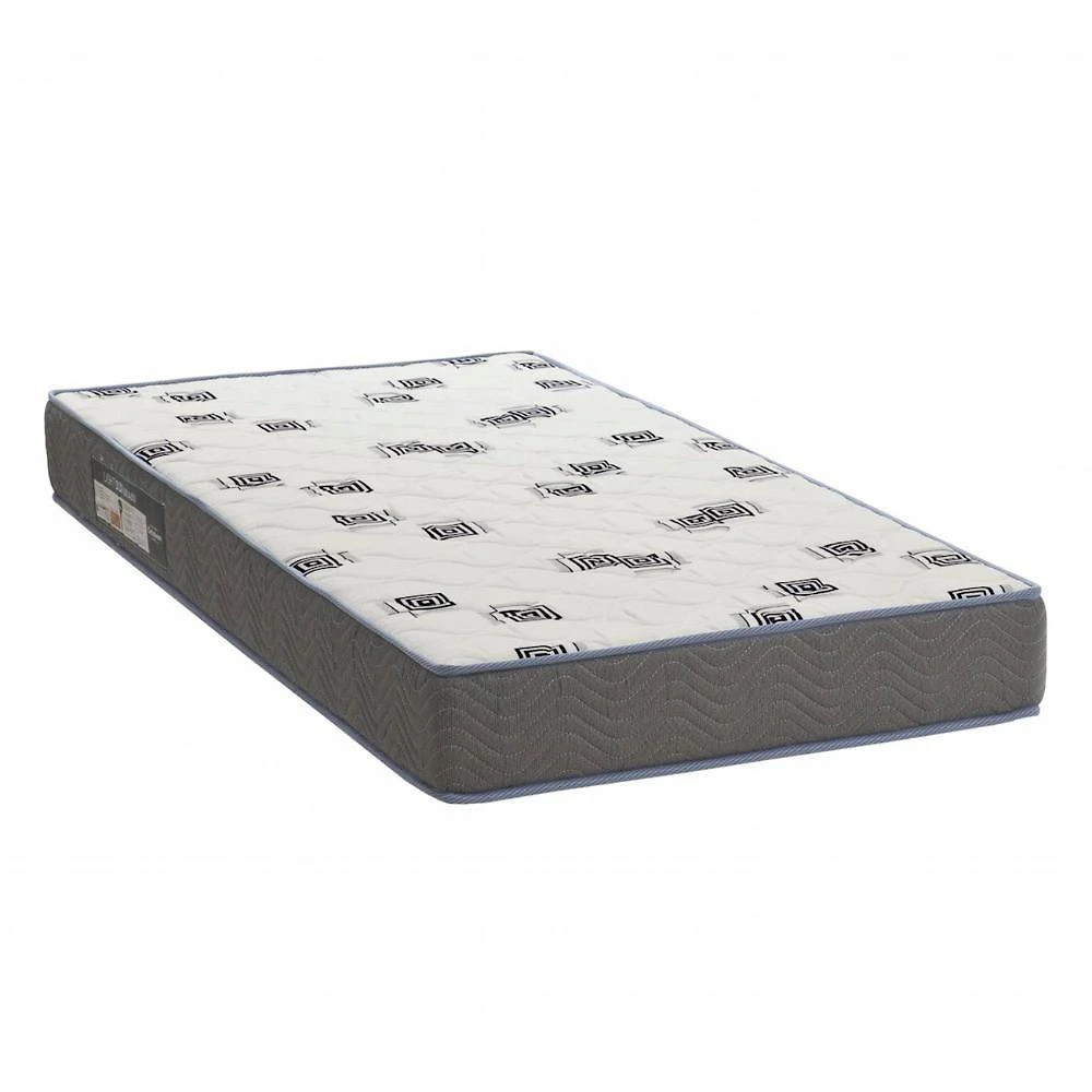 Colchão Solteiro Light Bordado Espuma D33 Selada 88x188x17cm - Ortobom