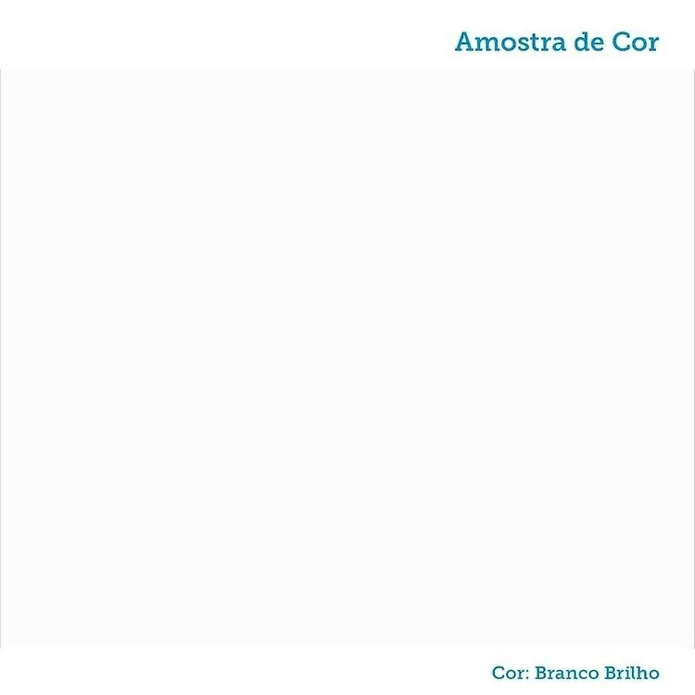 Quarto de Bebê com Guarda-roupa 4 Portas e Berço Minicama 100% Mdf Nina Espresso Móveis Branco Brilho