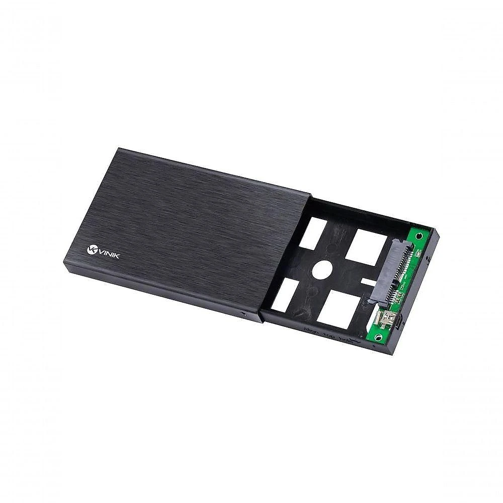 Case Externo para HD-SSD 2.5" CHDA-100 SATA USB 2.0 480 MBPS em Alumínio Preto Vinik