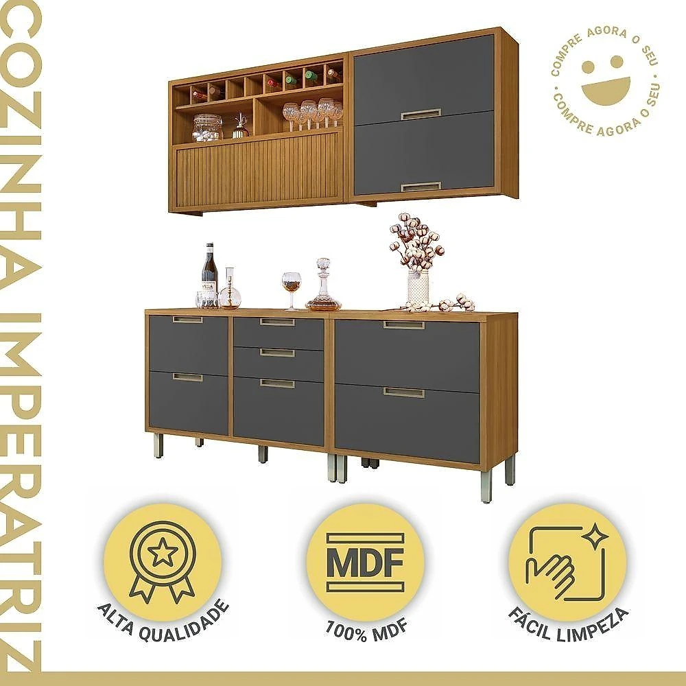 Cozinha Completa 4 Peças Imperatriz Nesher