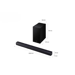 Soundbar Samsung HW-B450F/ZD 300W Bluetooth 2.1 Canais Dolby Audio Titan Black