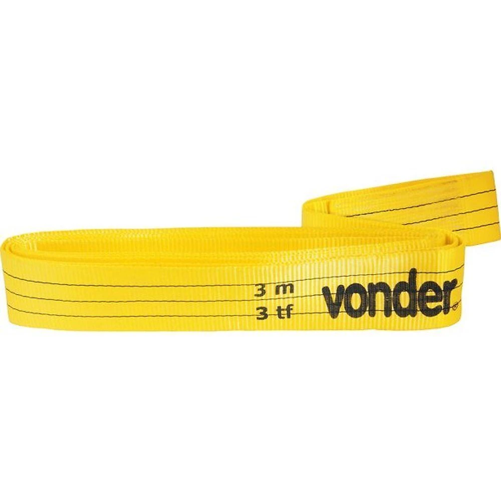 Cinta Elevação De Carga Vonder 7:1 3 Metros 3 Toneladas