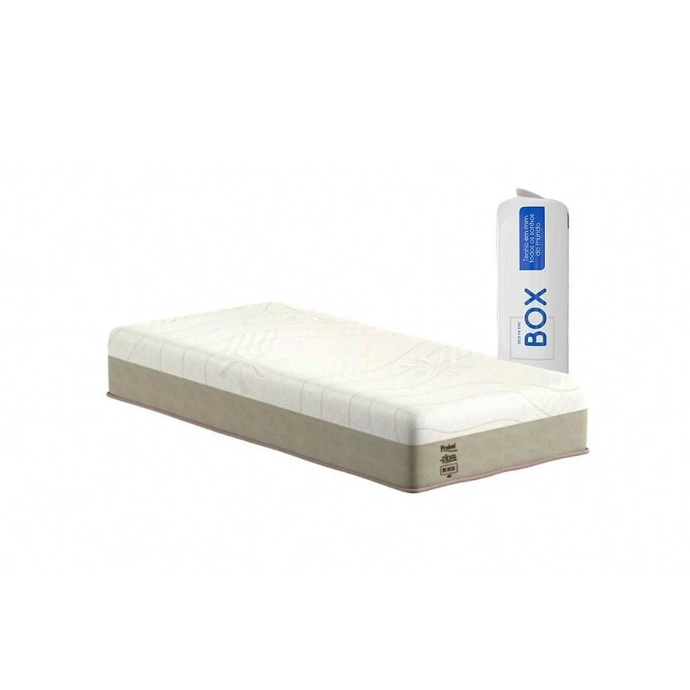 Colchão Solteiro Espuma Viscoelástica D33 Euro Pillow 88x188CM Bege Probel