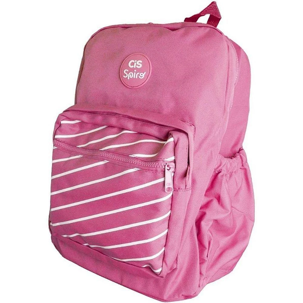 Mochila Sertic Spiro Poliéster Rosa Compartimento Notebook 15.6