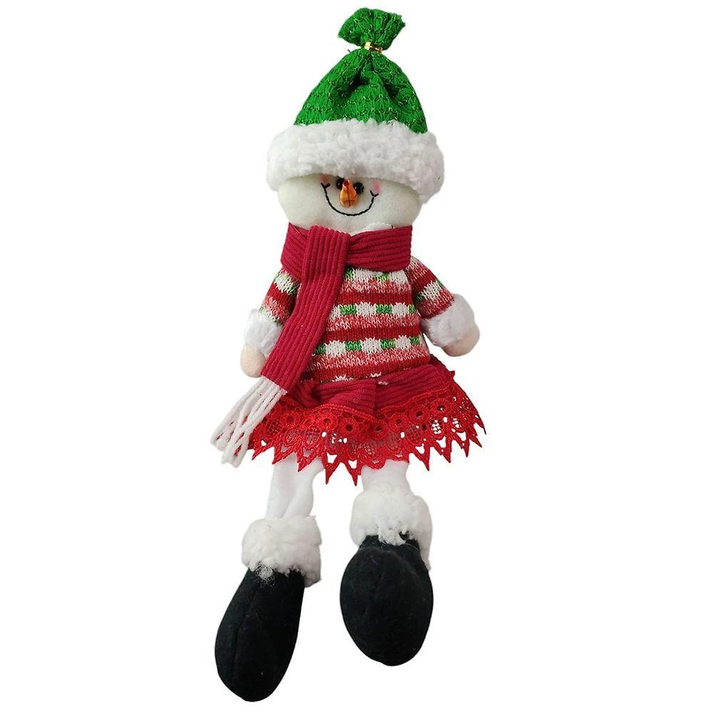 Boneco De Neve Sentado Natal Natalino Enfeite Decoraçao Arvore Mesa Estante Janela Casa Trabalho Evento Comemoraçao