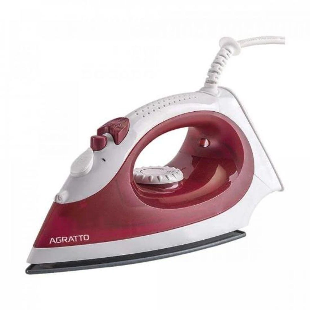 Ferro De Passar Vapor 220V Bravo Cerâmico Fc-01 Vermelho Agratto
