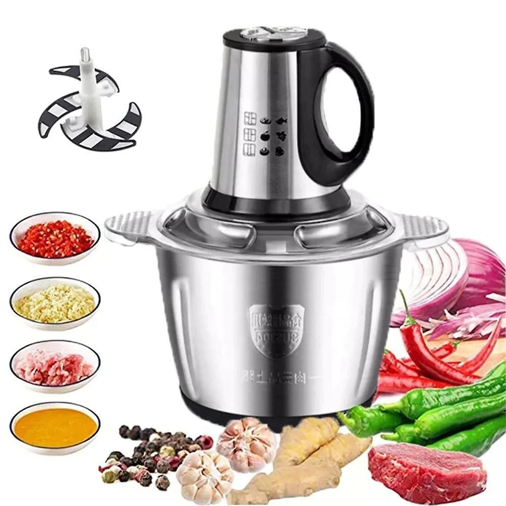 Processador de Alimentos 3 Funções 3 Velocidades 1800W Inox Bivolt