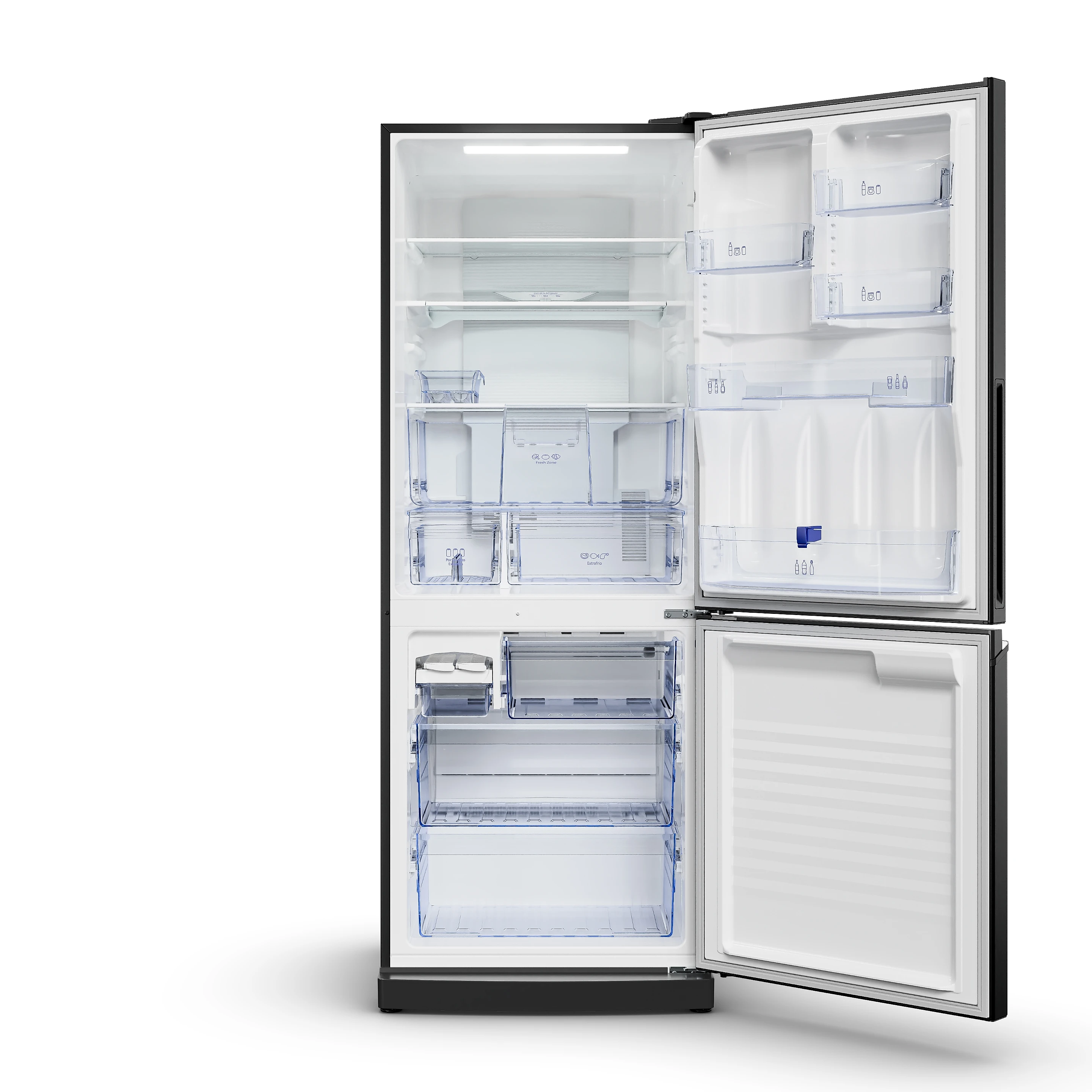 Geladeira Panasonic BB64 Cor Black Inox Look Inverse Frost Free 475L Inverter A - NR-BB64PV2B NR-BB64PV2BA