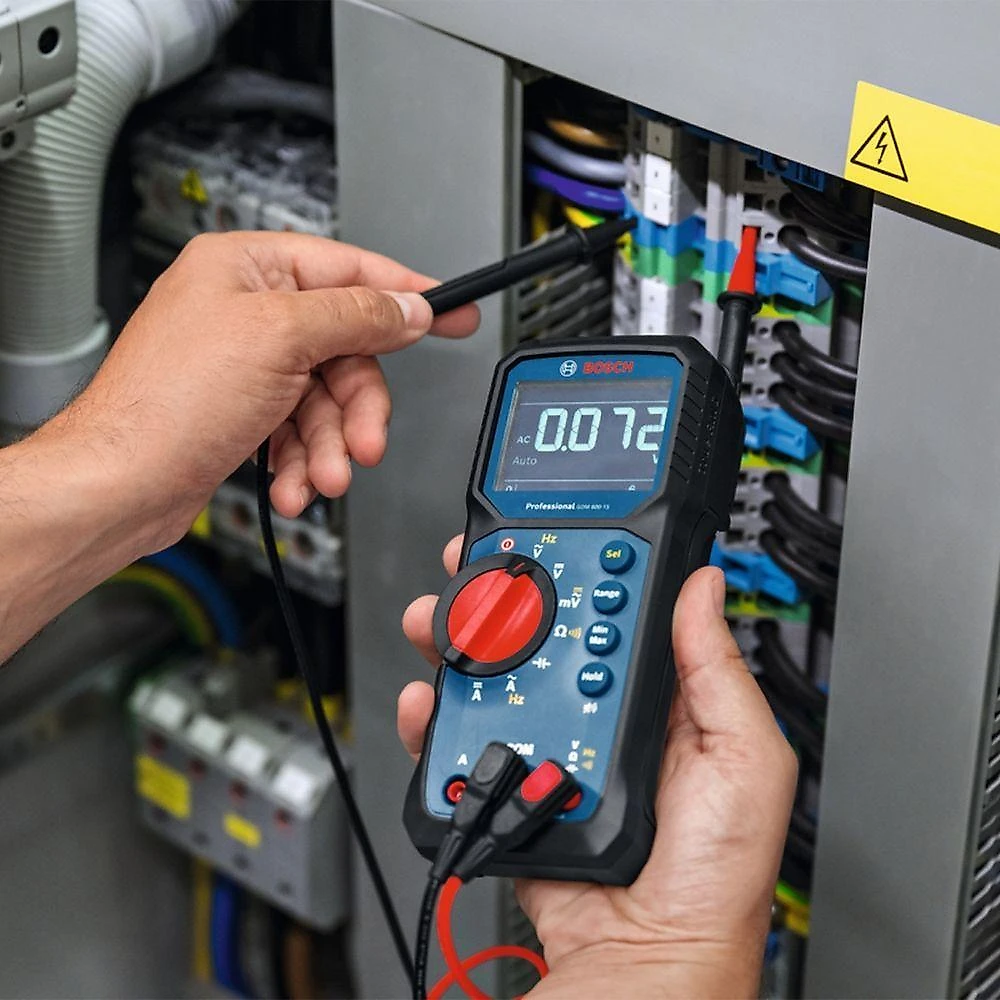 Multímetro Digital GDM 600-15 True RMS IP65 Resistente a Quedas Preto Bosch