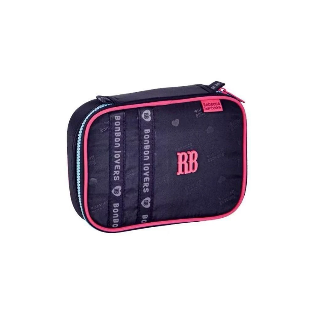 Estojo para Lápis e Canetas OEM RB26226 Crinkle com Matelassê para 36 Pens Preto
