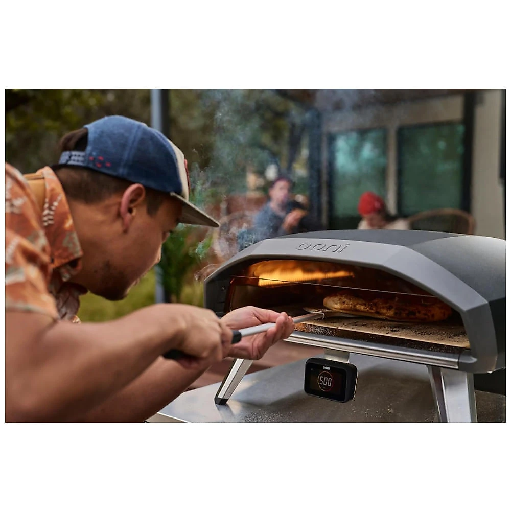 Forno de Pizza Ooni Koda 2 Pro 18" a Gás Portátil Pedra Refratária 500°C Alta Temperatura Externo Preto Fundição