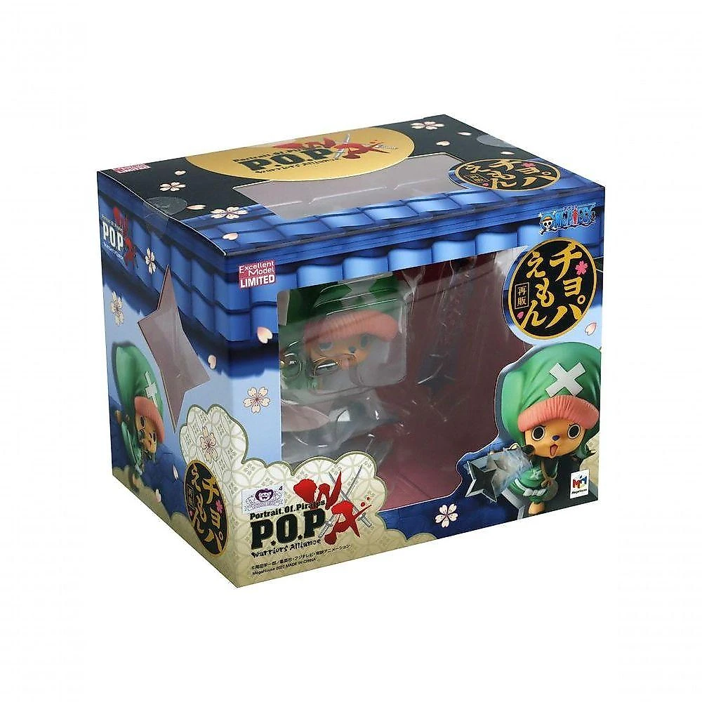 Figura de Coleção Megahouse Portrait.Of.Pirates Warriors Alliance Chopperemon One Piece Verde