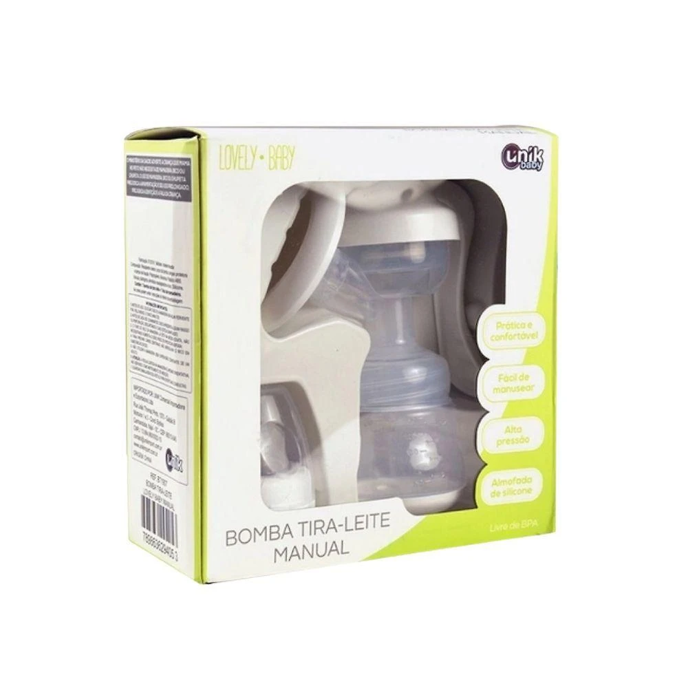 Bomba Tira Leite Manual Lovely Baby 150 Ml - Unik
