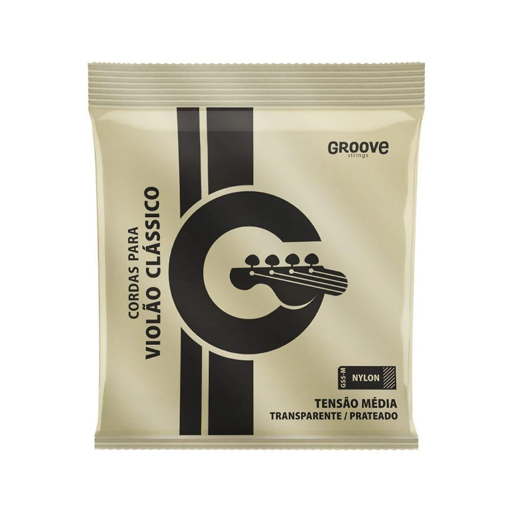 Encordoamento Para Violão Nylon Gs5m Tensão Média Groove