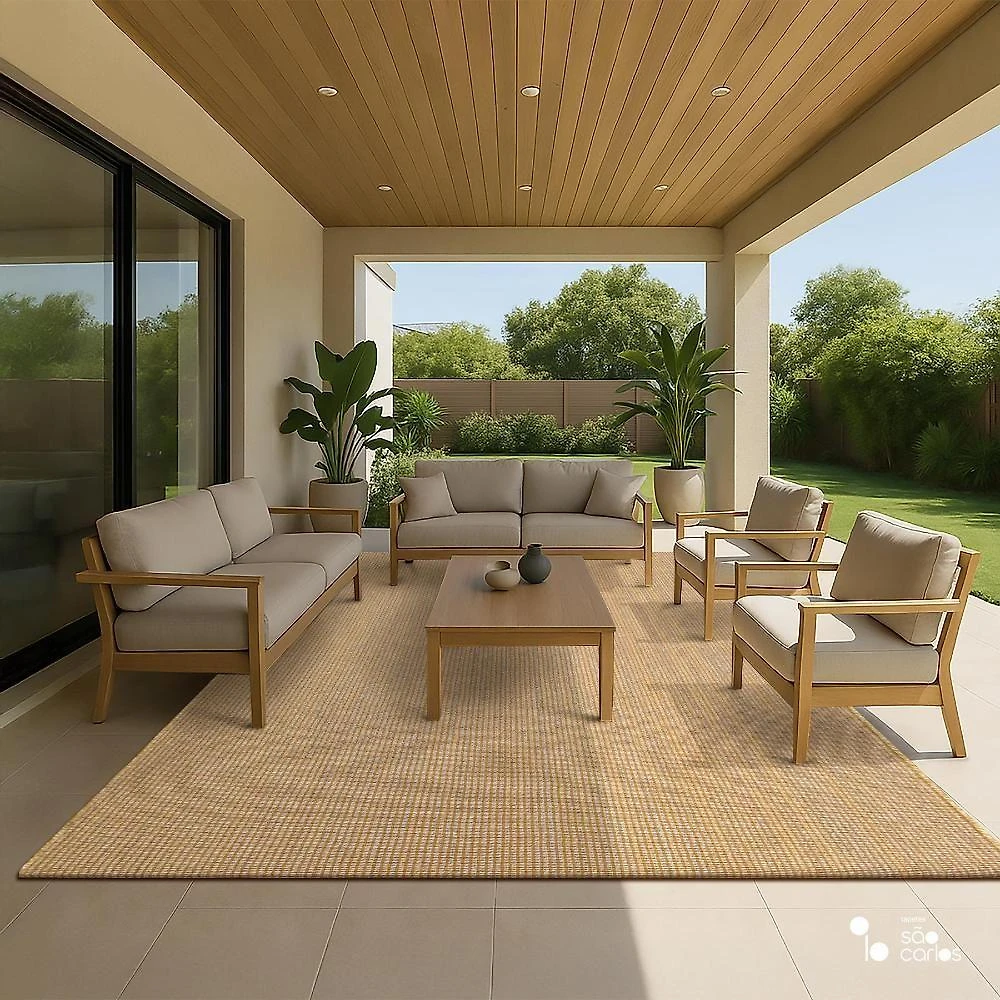 Tapete Elemento Jataba 250x350cm Tapetes São Carlos