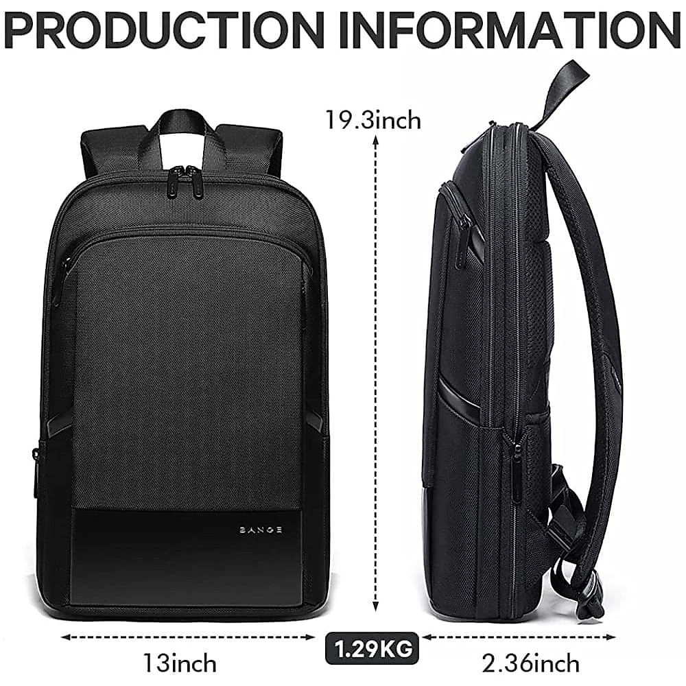 BANGE Mochila para Laptop 43 cm Preta