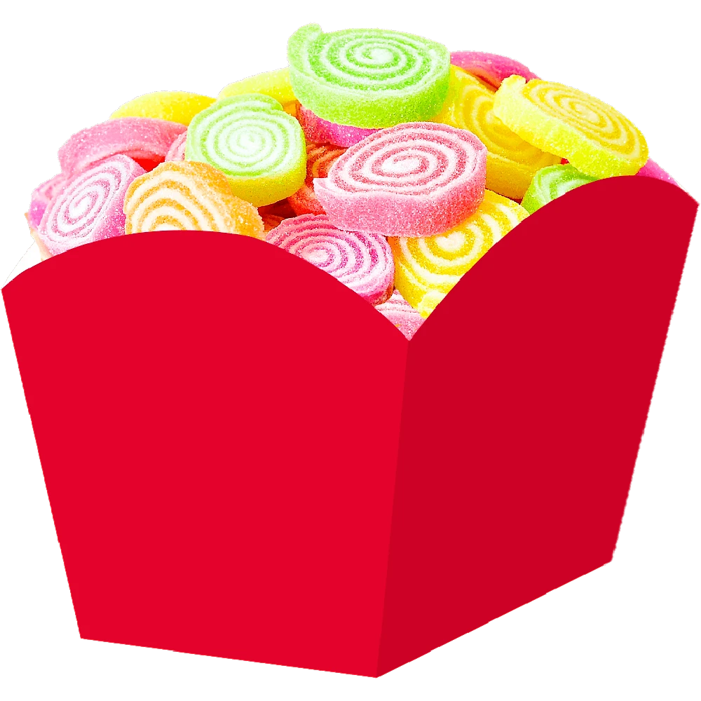 Cachepot de Papel Vermelho - 8 Unidades