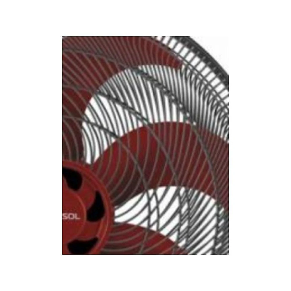 Ventilador De Mesa Ventisol Turbo 6 50cm Vermelho 220V