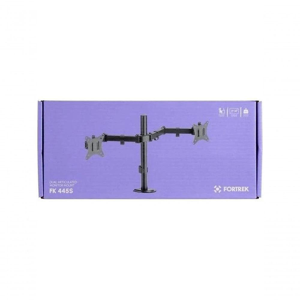 Suporte Articulado Para Dois Monitores Fortrek Fk 445s 17"-32"