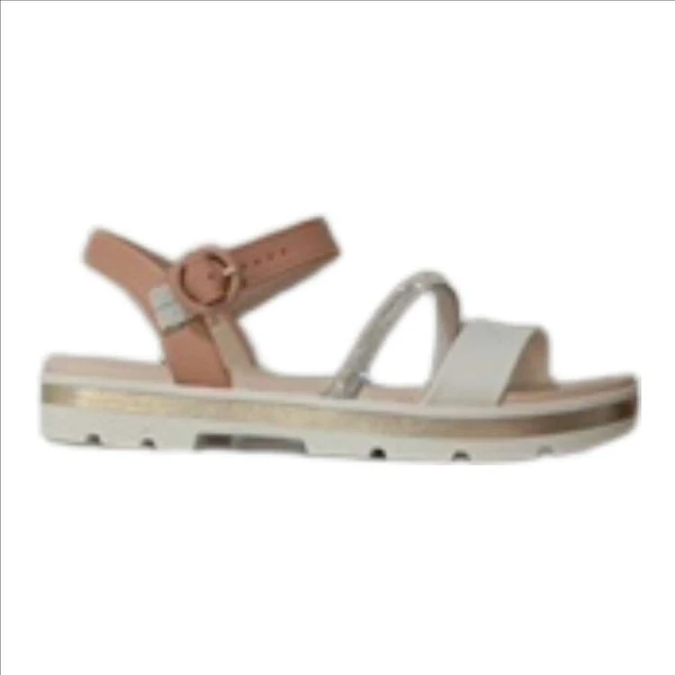 Sandalia Modare Feminino - Nudeoff white - NUDE/OFF WHITE
