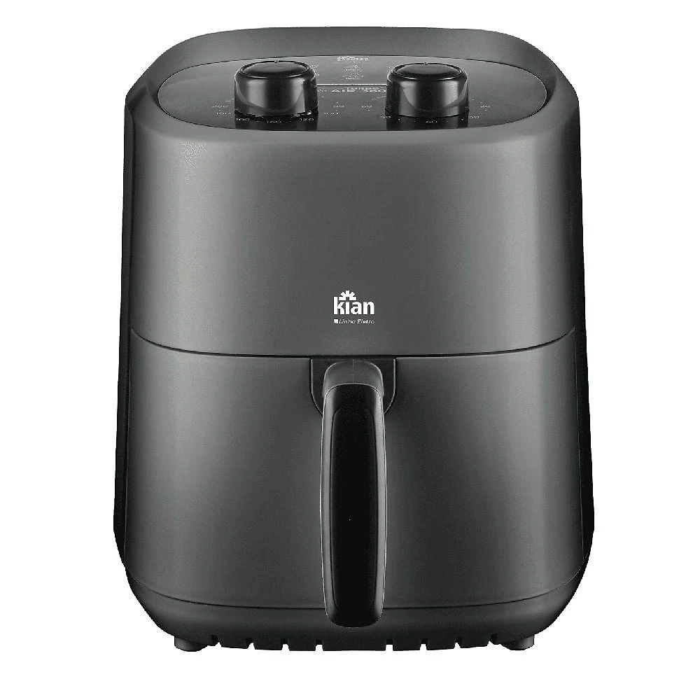 Eletroportátil Air Fryer Kian AF-105 3.5L 1200W com Timer Manual Preto 110V