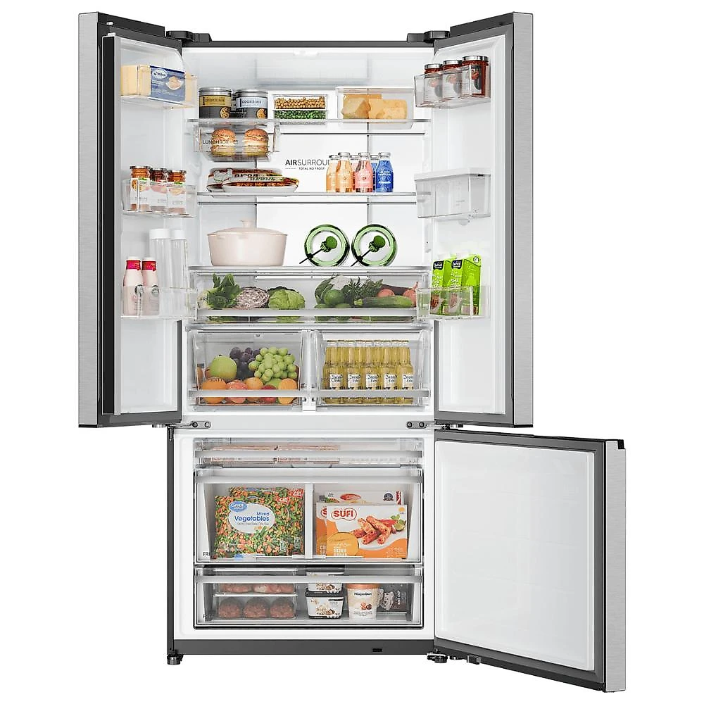Refrigerador Haier French Door 630L, AI Cooling, Inox HFD650 220V