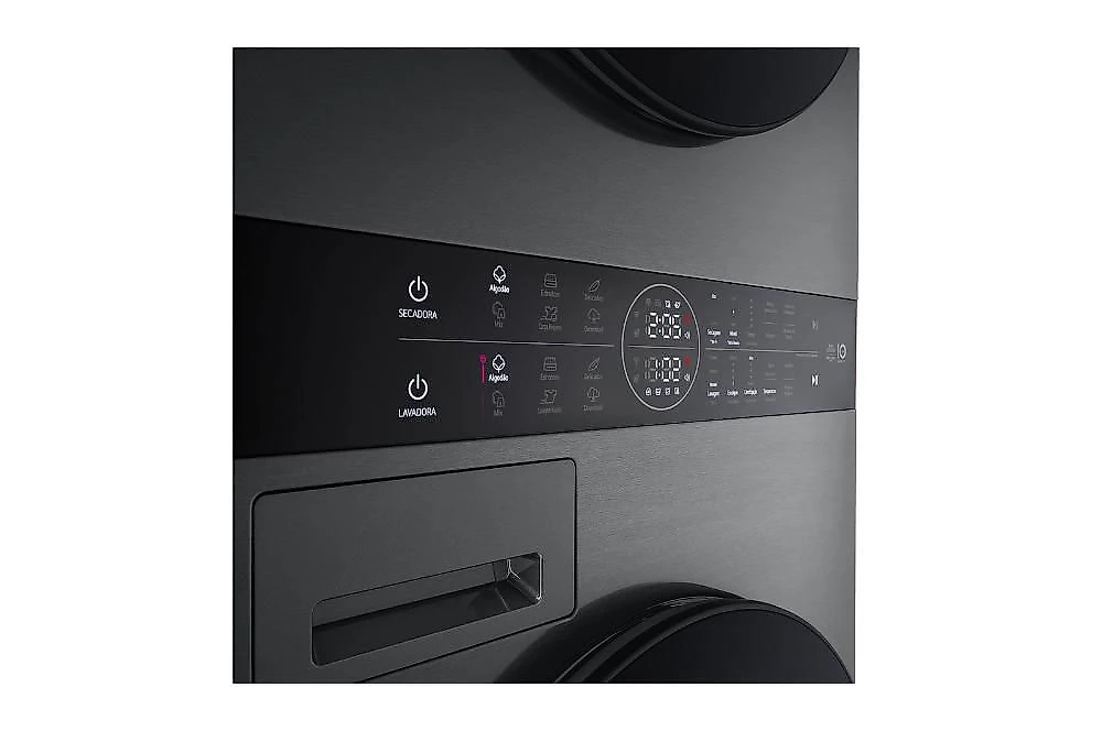 Lava e Seca LG 14kg  Black Inox  Torre WK14BS6A - 220V 220V