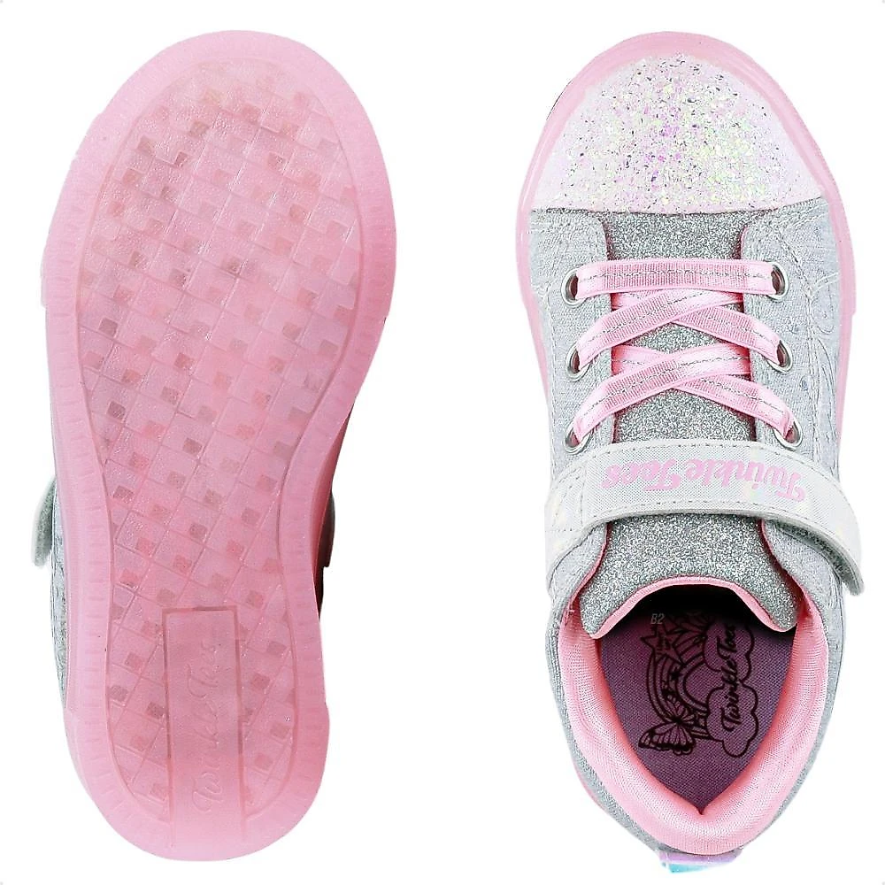 Tênis Skechers Twinkle Sparks Ice Heather Infantil Cinza / Rosa - 21