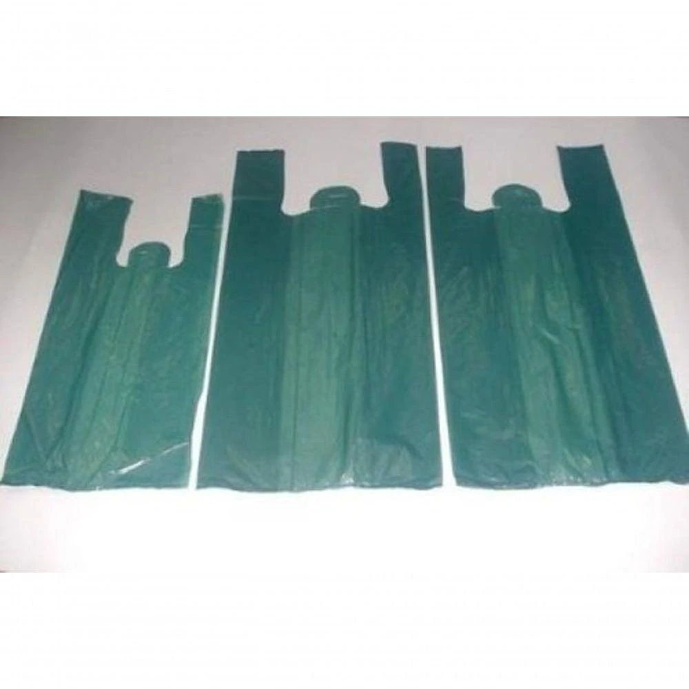 Sacola Reciclada 70 X 90 para Transporte de Mercadorias Pacote 1KG Aproximadamente 20 Unidades Verde