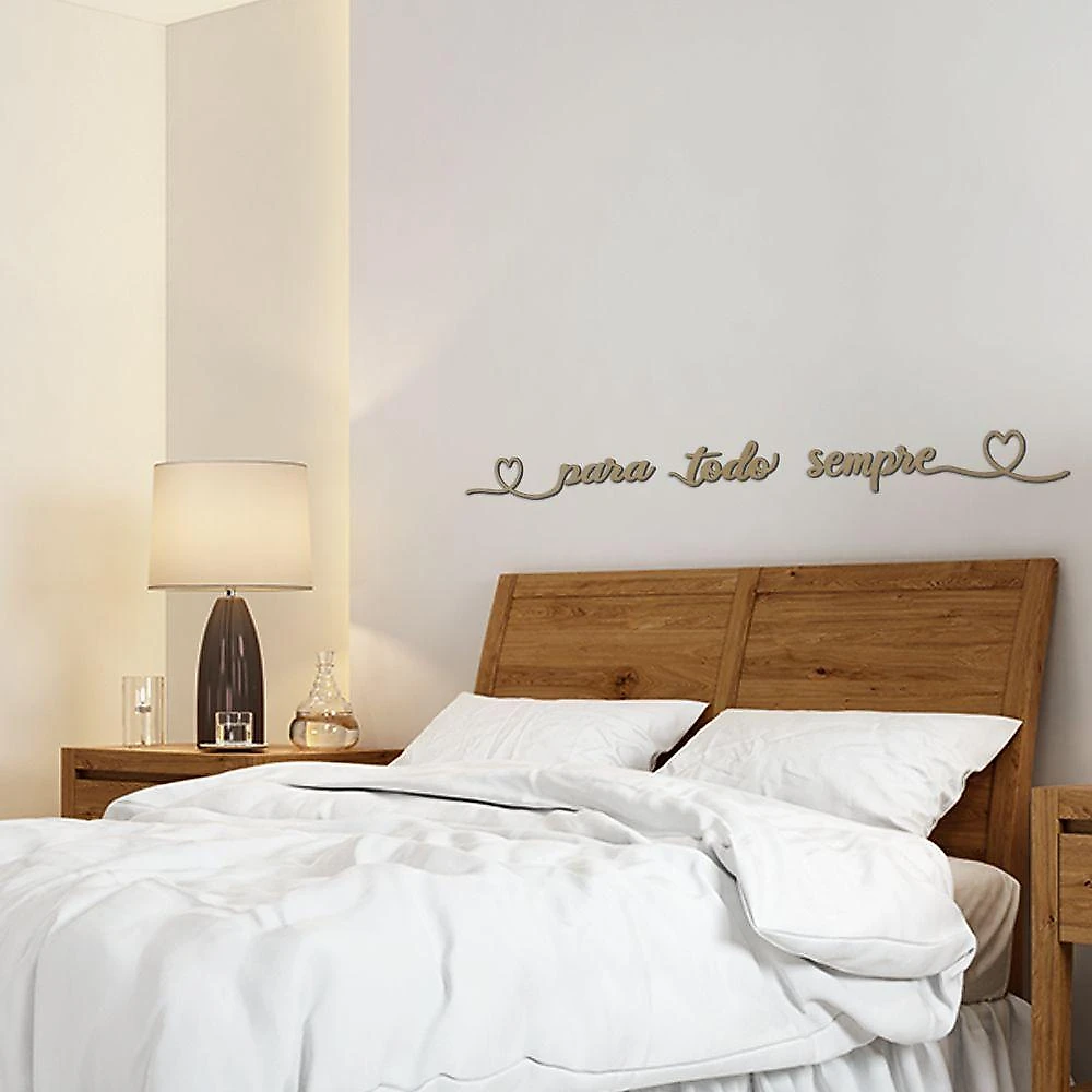 Palavra Decorativa Mdf Corte Laser P/ Todo Sempre Cru