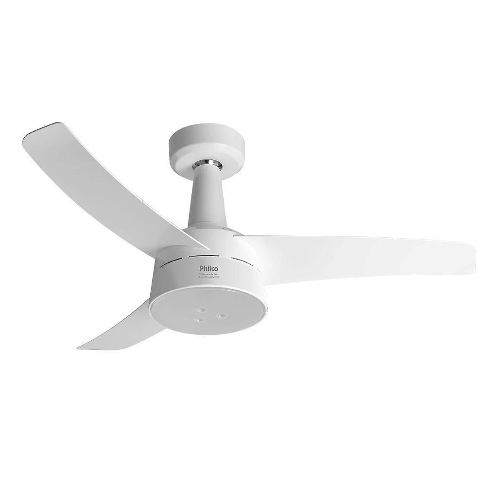 Ventilador de teto 145w 3 pás 3 velocidades branco easy fitting 110v