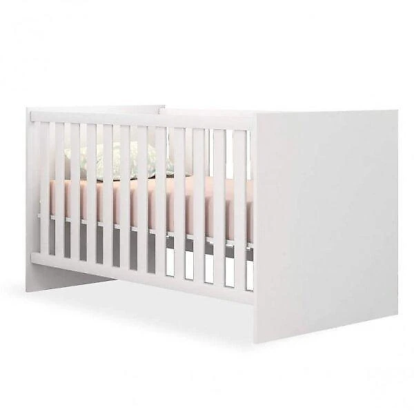 Quarto para Gêmeos com 2 Berços Mini Cama, Guarda-Roupa e Organizador Soninho Espresso Móveis Quarto para Gêmeos com 2 Berços Mini Cama, Guarda Roupa e Organizador Soninho Espresso Móveis Branco
