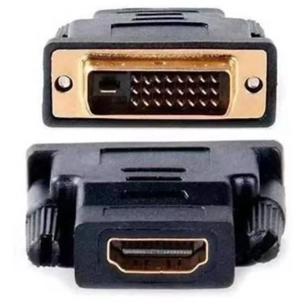 Cabo Adaptador Dvi Macho (24 +1) Hdmi Femea
