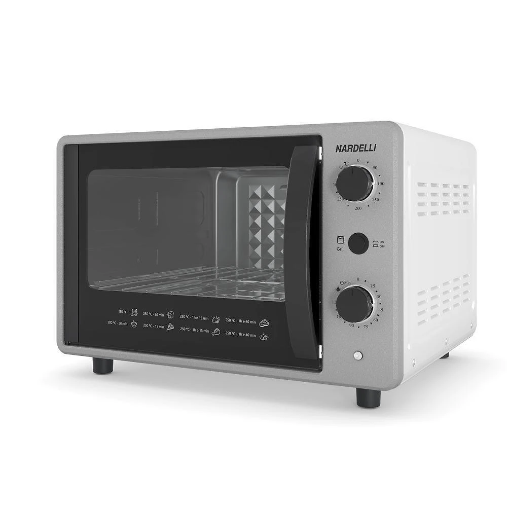 Forno Elétrico Bancada Nardelli S45 45L 1700W com Timer e Luz Cinza 110V