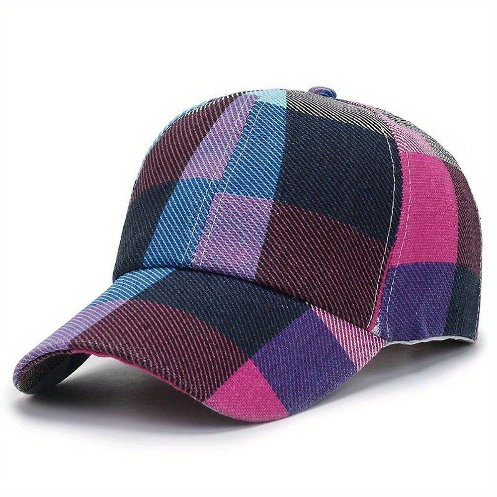Boné De Beisebol Com Bloco De Cores, Chapéus Masculinos, Presentes Para Eles Roxo