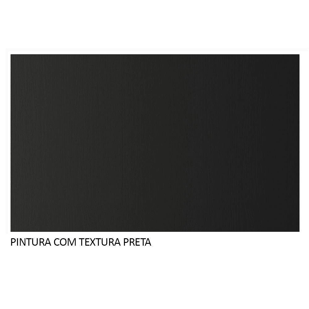 Guarda-roupa solteiro 2 portas de correr com espelho preto milano madesa