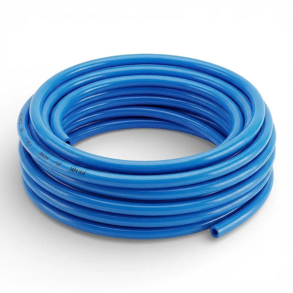 10mts Mangueira Pneumática Flexível Tubo 6mm Pu 150psi / 10bar Azul