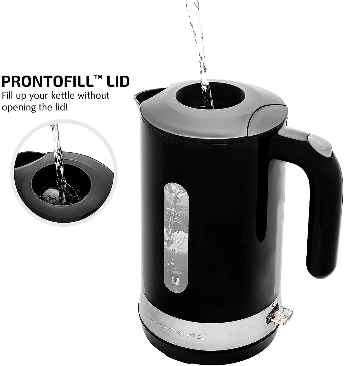Ovente Chaleira Elétrica de 18L com Desligamento Automático 1 500W110V Preto