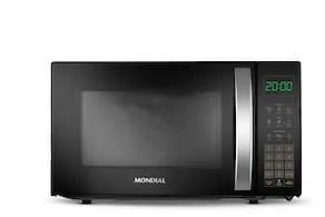 Micro-ondas Mondial 21 Litros 1200W Função Tira Odor e Manter Aquecido Preto