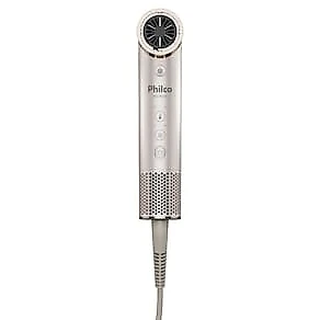Secador de Cabelos Philco PSC3500 4 em 1 Dobrável Íon Tourmaline 3 Temperaturas + 3 Velocidades 1450W Dourado 110V
