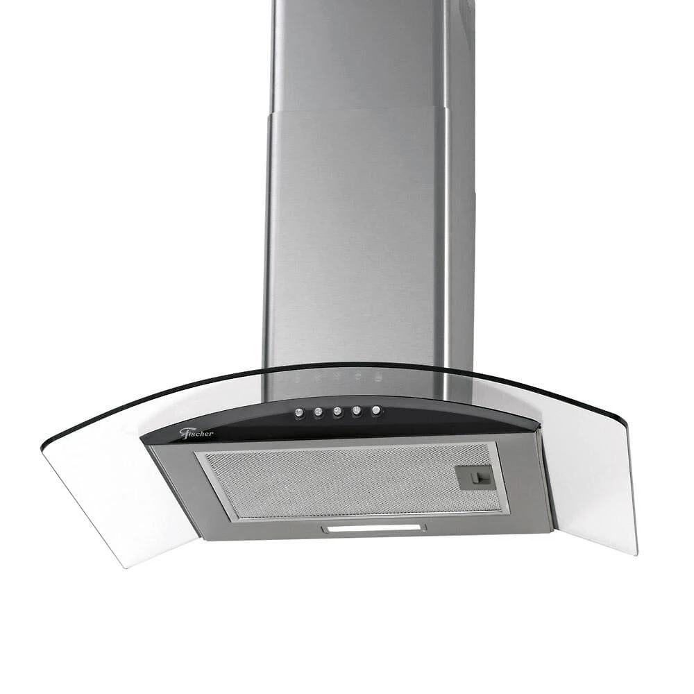Coifa de Parede Fischer Fit 60cm Vidro e Inox 28017