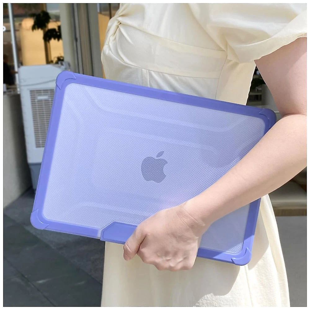 Capa Rígida Antichoque Sky Blue XK para MacBook Air 15″ (2023–2025, Modelos A3241/A3114/A2941, M2/M3/M4) – MEEgoodo