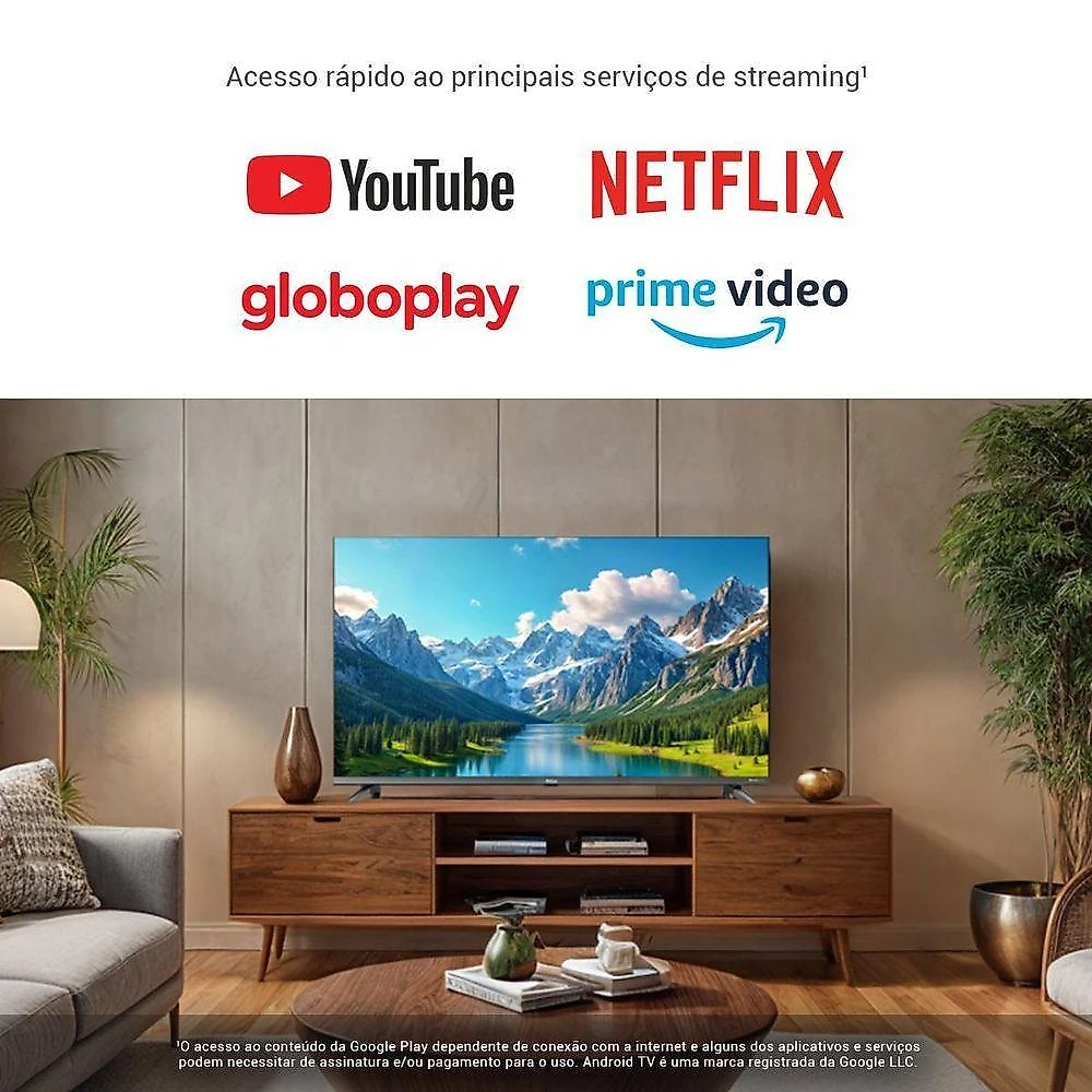 Smart TV 40" Philco Led Full HD Android 11 HDR10 P40SAA Bivolt
