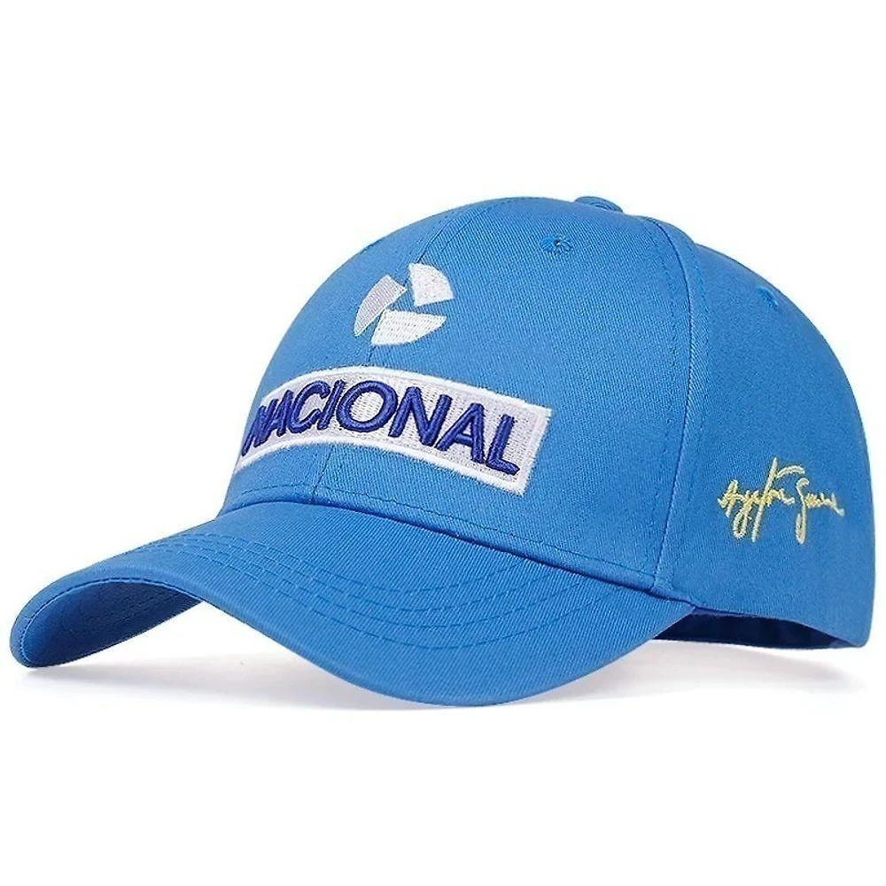 Boné Elashopp Nacional Aba Curva Ajustável Azul Masculino