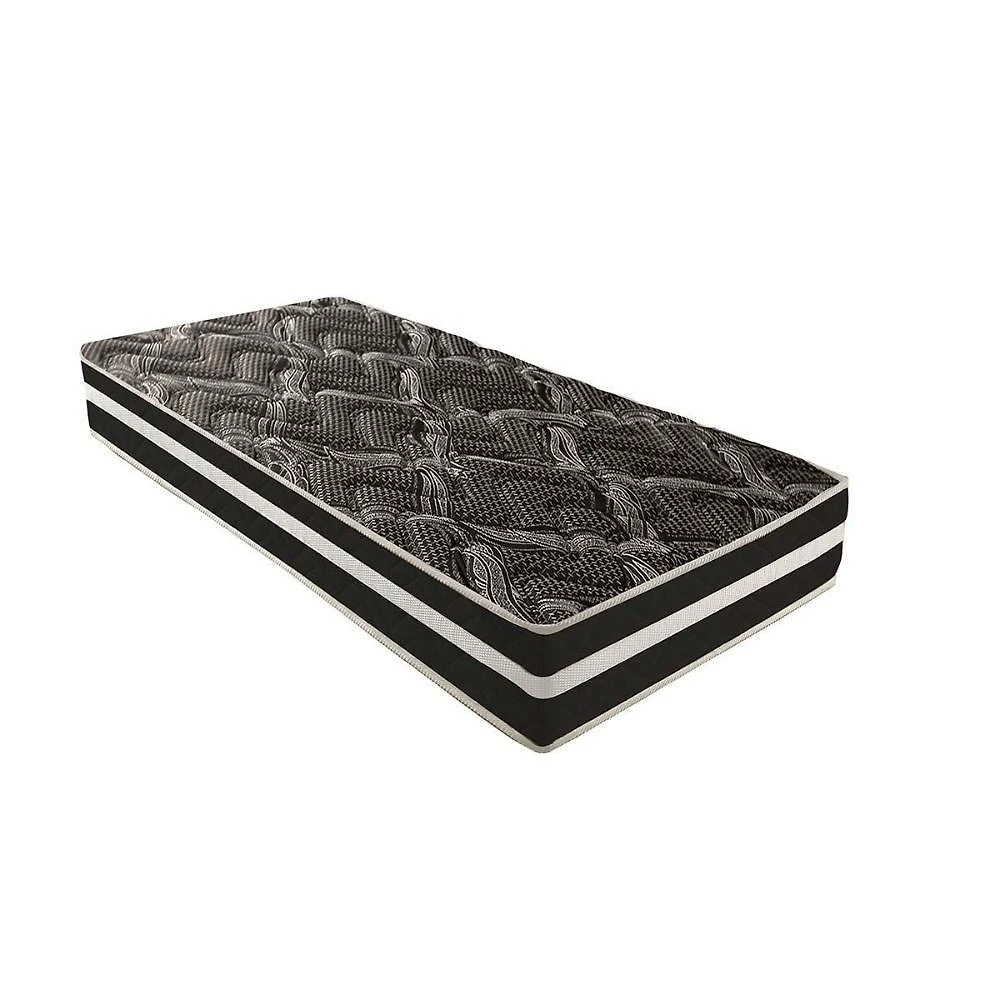 Colchão Solteiro Anatômico D28 Master Ag80 Black Double Face (88x188x25) - Paropas