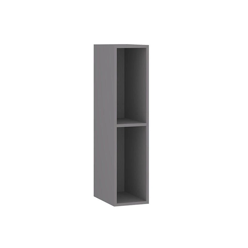 Nicho Vertical 20cm Premium Luciane Móveis Cinza Puro