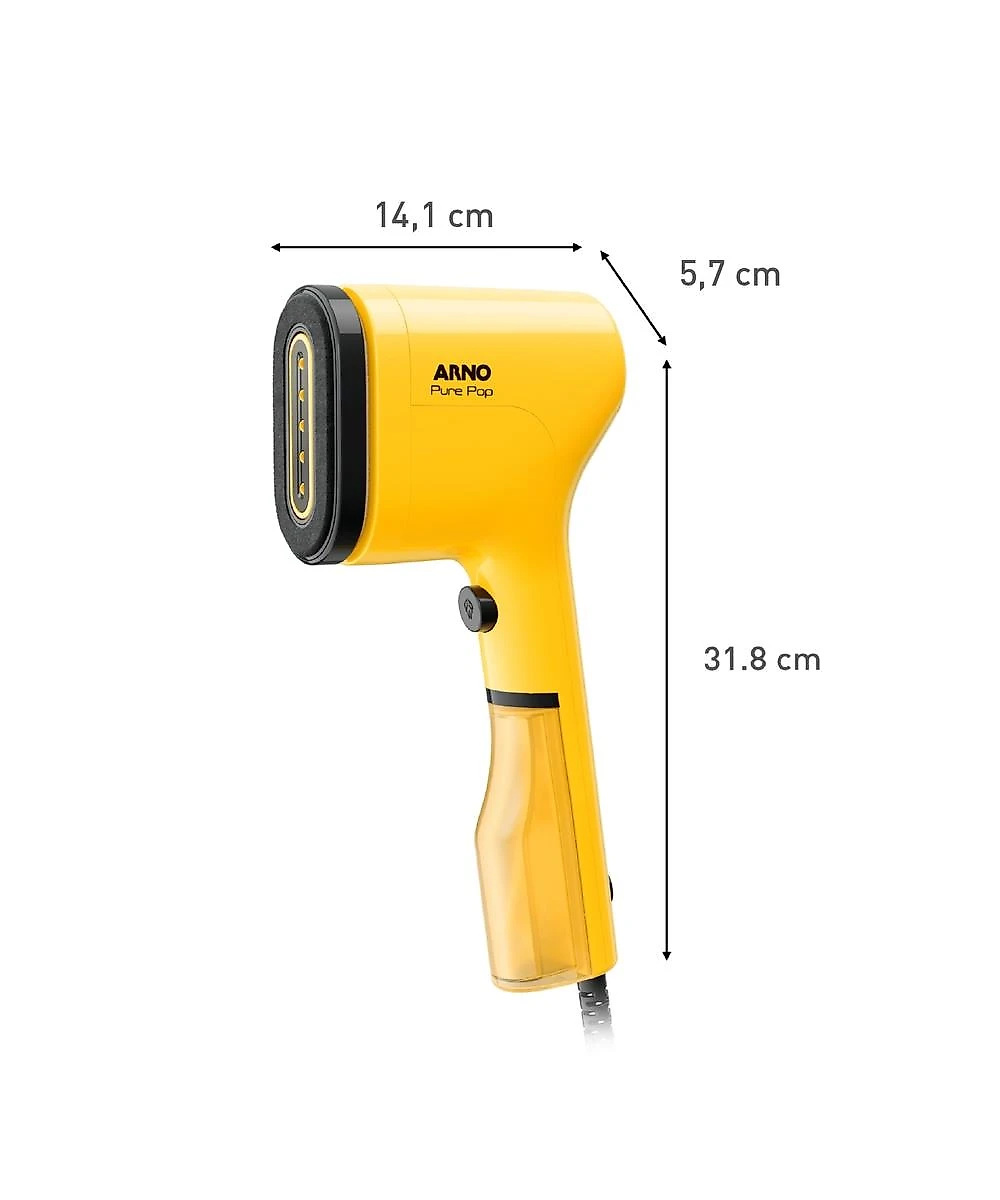 Vaporizador Arno Pure Pop Amarelo Higieniza 1100W Portátil HS26