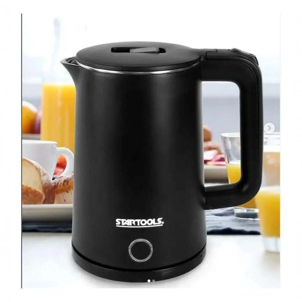 Chaleira Elétrica Startools Jarra Design 1000W 1,9L Aço Inox Café 110V
