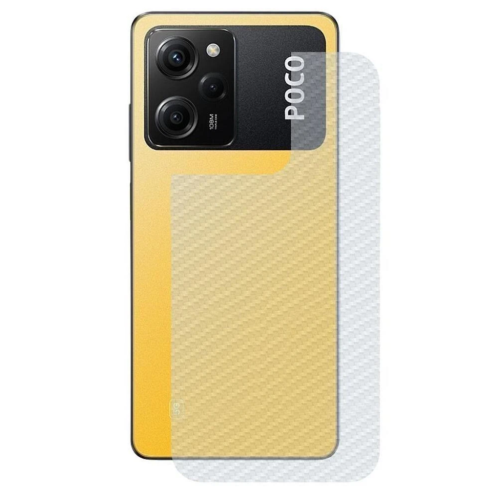 Película Para Poco X6 Pro 5g - Traseira De Fibra De Carbono - Gshield