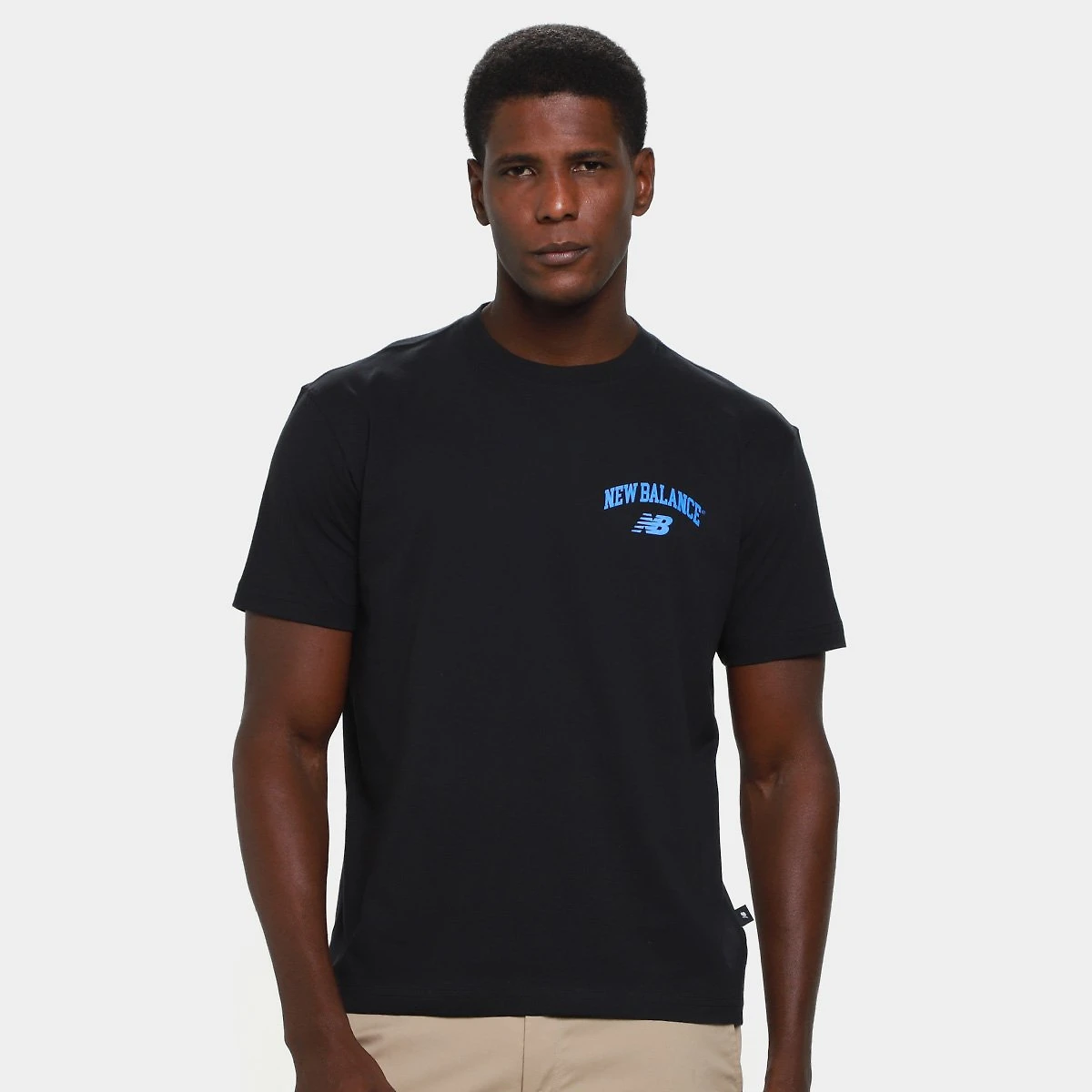 Camiseta New Balance Left Chest Logo Masculina